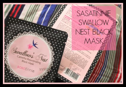 Sasatinnie Swallow’s Nest Camellia Rejuvenating Black Mask Review, Photos