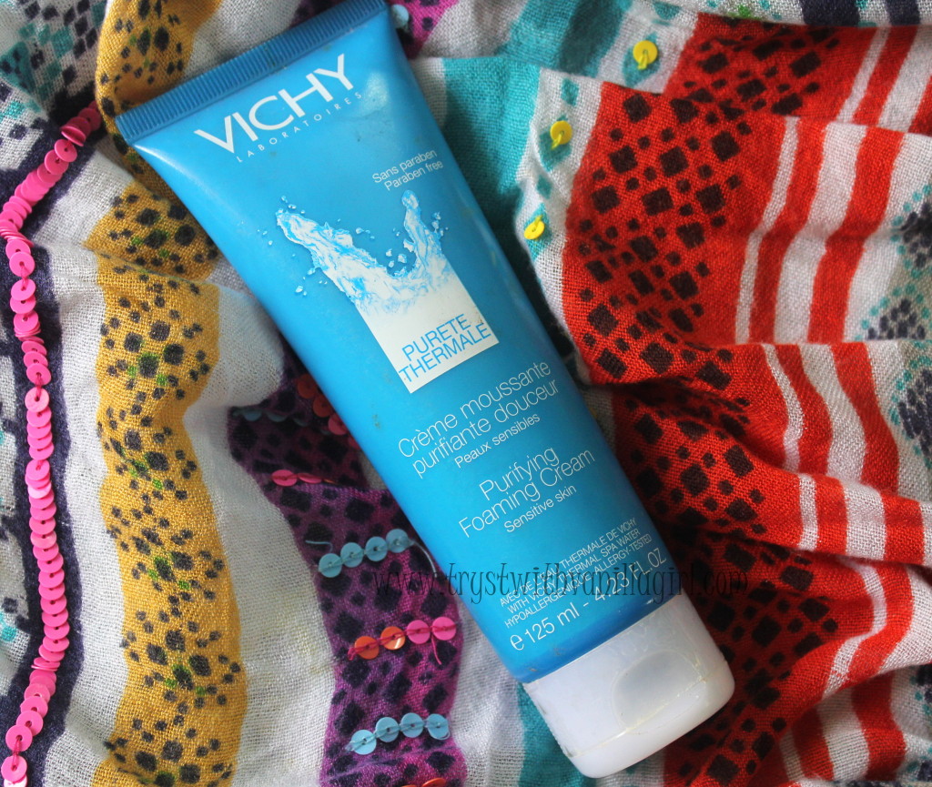 Vichy Purete Thermale Purifying Foaming Cream for Sensitive Skin Review,Price