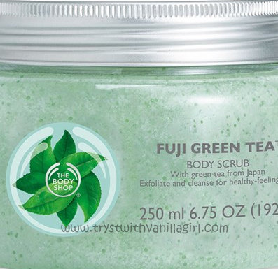 The Body Shop Fuji Green Tea Body Range,New Launch,Body Scrub